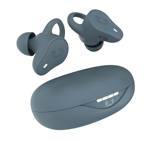 Fresh 'n Rebel Twins Move, Écouteurs sans Fil Intra-Auriculaires Bluetooth Sport, Résiste aux éclaboussures, avec Microphone, Bouton Cliquable et Contrôle du Volume, 30h D'Autonomie (Dive Blue)