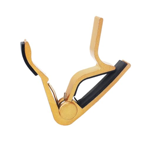 Yardwe 1PC Aluminum Guitar Capo Clip Tuner for Acoustic Electric Guitars Ukulele Banjo Mandolin Finish Durable String Tension for Beginners and Pros