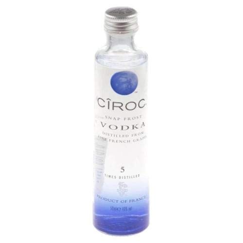 Ciroc Blue Dot Plain Vodka Miniature - 5cl 12 Bottle Pack