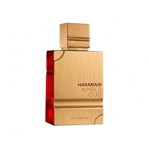 Al Haramain Amber Oud Ruby Edition Eau De Parfum Spray 60ml (2 oz) – Unisex Arabian Perfume for Women & Men, Long-Lasting Amber Fragrance with Rich, Luxurious Scent