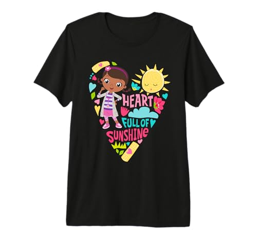 T-shirt Doc La Peluche anti-irritation en coton souple pour fille