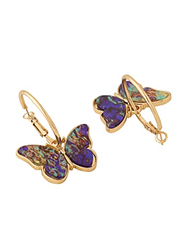 Butterfly Drop Earrings for Women - Birthday Anniversary Gift