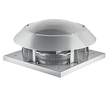 BRF Dachlüfter Dachventilator Turbine Windbetrieben | Edelstahl | Zentrifugal Ventilator für Dach | 160 180 225 250 315 355 400 mm | Horizontaler Auslass | 160 mm