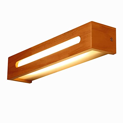 Lámparas de tocador para baño, lámpara de pared, lámparas de pared LED de madera, accesorios de iluminación modernos nórdicos, lámpara de espejo de maquillaje para baño, accesorios de iluminación par