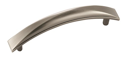 Amerock | Cabinet Pull | Antique Silver | 3-3/4 inch (96 mm) Center to Center | Extensity | 1 Pack | Drawer Pull | Drawer Handle | Cabinet Hardware