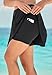 Swim 365 Women's Plus Size Compression Swim Skirt - 22, Black