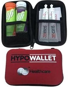 Hypowallet Hypo Wallet Contains Gluco Tabs, Gluco Juice & Gluco Gel, Fast Acting Glucose1 Units