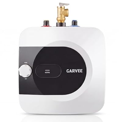 Garvee 2.6 Gallon Mini Tank Water Heater 120V Electric Under Sink Hot Water Heater 1440-1500W Continuous Hot Water for Kitchen Bathroom RV & Small Home