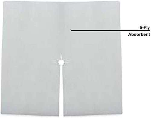 70 Sterile 2''x2'' 6 Ply Split Drain Sponge - 35 Packs of 2 + 1 Roll of Vakly Medical Tape (1)