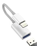 【Large compatibilité】Compatible avec tous les appareils à port Lightning, y compris pour iPhone 14/13/12/11 Pro Max/X/XR/XSMAX/8/7/SE, pour iPad, et autres appareils pour Apple. Cet adaptateur prend en charge le transfert de fichiers et la connexion de périphériques pour une variété d'appareils.