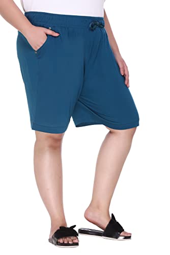 Image of CUPID Women Plain Comfortable Barmunda,Shorts for Sports, Yoga, Daily Use Gym, Night Wear, Casual Wear for Ladies