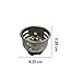 VARNAHOME Stainless Steel Junior Duo Strainer Replacement Basket/Stopper for Bar and Prep Sinks Drains 3 Pack