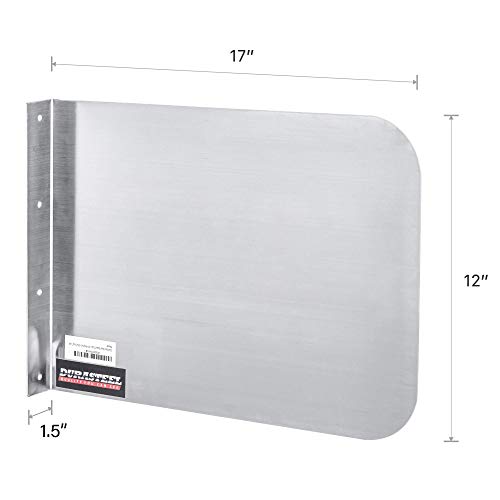 Salpicadero Apex de acero inoxidable de 17x12 pulgadas para instalar en pared 6