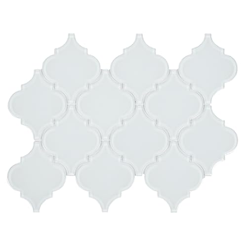 5 Sheets Arabesque Porcelain Tile for Kitchen...