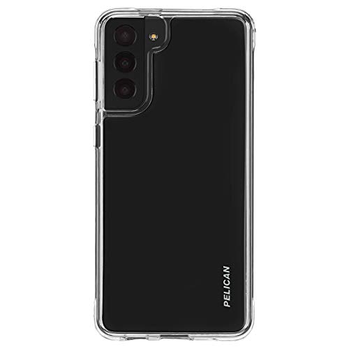 Pelican Ranger Series - Samsung Galaxy S21 Plus Case [Wireless Charging Compatible] Protective Phone Case with Anti-Yellowing [15ft MIL-Grade Drop Protection] Rugged Cover for Samsung S21 Plus - Clear