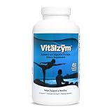 VITÄLZYM Original Proteolytic Systemic Digestive Enzyme Formula Serrapeptase Source | Immune and Joint Support Increase Blood Flow Cardio Function | Healthy Men Women (450 Capsules)