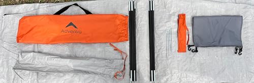 Image of 2 Person Camping Tent Dome Tent Water Resistant UV Protection Wind Ready Portable for Camping Hiking Trekking Festivals ET1102 Orange