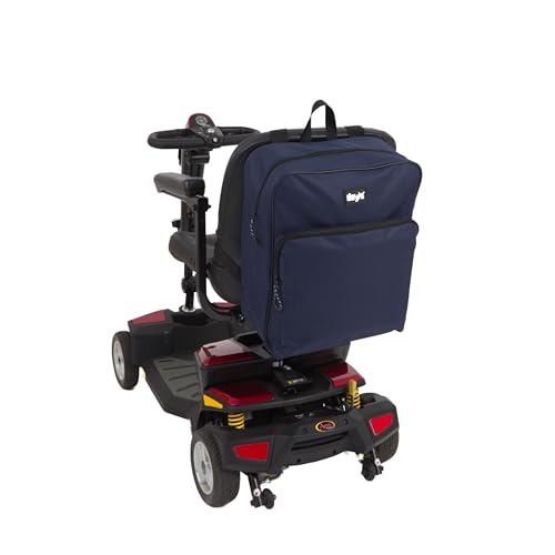 Days Economy Scooter Bag Useful Accessory to Carry Personal Items Adjustable Strap to Fit Any Scooter Ideal for Elderly and Disabled (Eligible for VAT Relief in the UK) - Navy