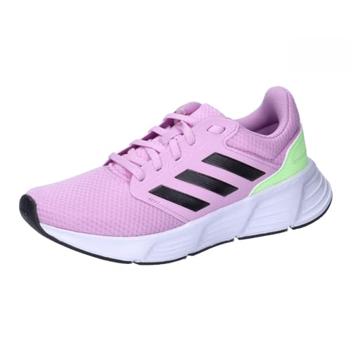 adidas Mujer Galaxy 6 Shoes, bliss lilac/core black/semi green spark, 39 1/3 EU