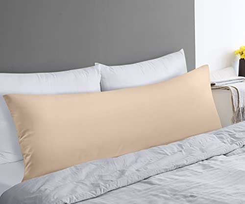 Utopia Bedding Full Body Pillow For Adults (Beige, 20 X 54 Inch), Long Pillow For Sleeping, Large Pillow Insert For Side Sleepers #TOP3