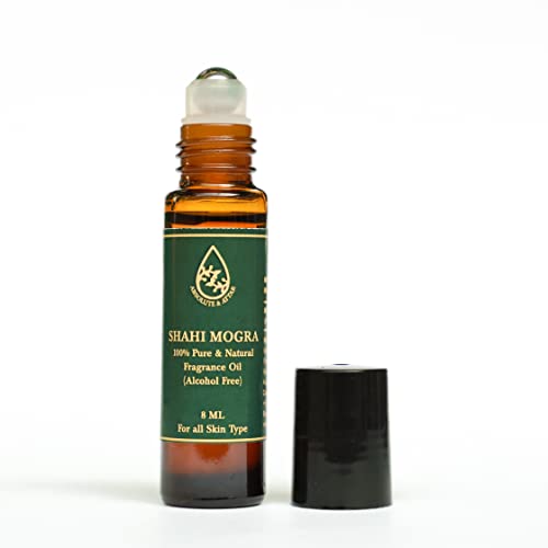 Image of ABSOLUTE & ATTAR 100% Natural Fragrance /Scent Kannauj Attars Rollerball-Roll On Perfume - 8ml (Shahi Mogra)