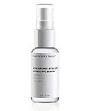 HD Beauty Hyaluronic Acid Hydrating Face Serum with Aloe Vera, Chamomile and Seaweed for Anti-Aging, Radiance and Facial Plumping, Men & Women 1 oz