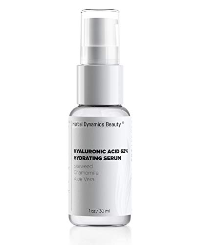 HD Beauty Hyaluronic Acid Hydrating Face Serum with Aloe Vera, Chamomile and Seaweed