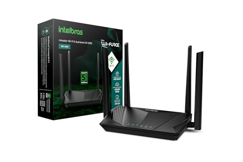 Roteador Wi-Fi 6 Dual band W6-1500 Intelbras