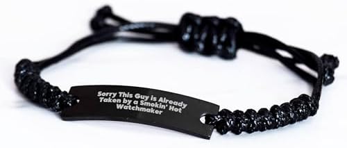 Funny Quote Watchmaker Rope Jewelry Gifts from Friends to Friends, Sweetheart to Sweetheart for Birthday Celebration image 5
