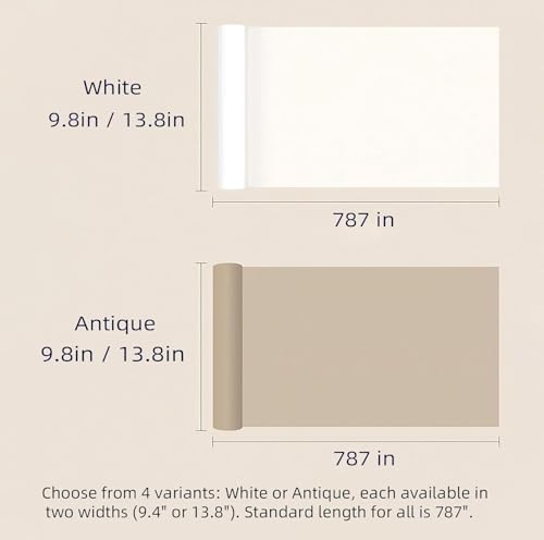 Reelartisy 9.4x787 Art Paper Roll, 16gsm Bamboo Fiber Tracing Paper, Ultra-Thin Translucent Antiquedfor Cyanotype, Calligraphy & Lanterns, Includes Storage Tube