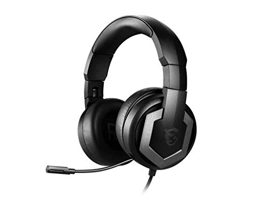 Image of MSI Immerse GH61 Gaming Hi-Res Vitrual 7.1 Surround Sound with Built-in ESS DAC& AMP Gaming Headphone - Black