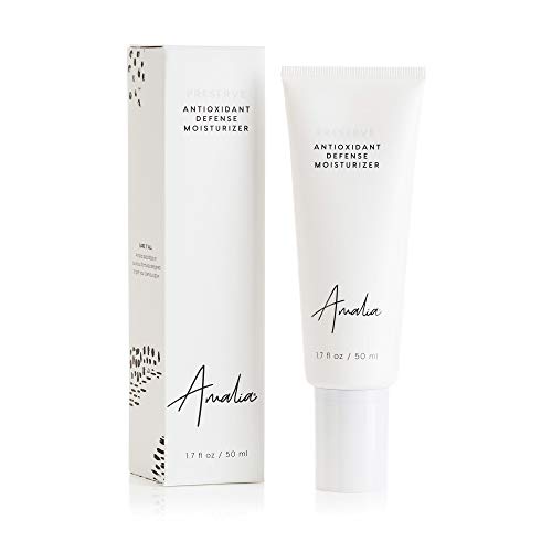 Antioxidant Defense Moisturizer. Natural Face Moisturizer with Renewing Green Tea, Age- Defying Resveratrol
