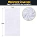 UNIMADE Salon Towels 48 Pack, Super Soft Microfiber Hand Towel, Highly Absorbent Hair-Drying Cloth for Gym, Bath, Spa Use and Home Beauty Care - White (16x29 inch)