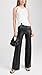 commando Women's Faux Leather Wide Leg Pants, Black, M