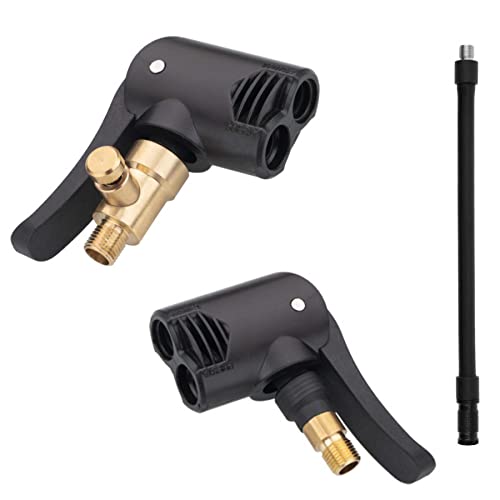 2 Reifenfüllschläuche 38cm - Praktischer Adapter Für Luftpumpen