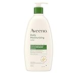 Aveeno Daily Moisturizing Lotion, Dry Skin, Non Comedogenic, Prebiotic Oat, Daily Moisturizer, Fragrance Free, 532mL