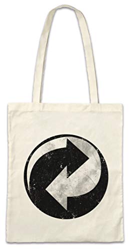 Urban Backwoods Recycling Symbol Bolsas de la compra reutilizables