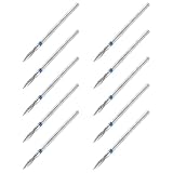 JOINPAYA Cuticle Nail Drill Bits Set 10pcs Russian Style Diamond Grinding Bits for Manicure Removal Dead Skin