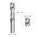 uxcell Solid Carbide Drill Bits, 9mm C2/K20 Tungsten Carbide Jobber Drill Bits Straight Shank Drilling Tool for Stainless Steel Aluminum Iron Metal Plastic