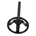 Toy Steering Wheel 1 10 Scale Rc Accessories 8×6×4 Universal Black Plastic Steering Wheel for 1 10 Scale Rc Crawler Car