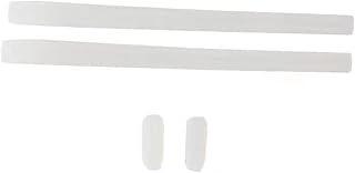 PERFFITT Silicon Rubber Temple Ear Socks and Nose Pads Set for fit IC! IC Berlin Eye Prescription Glass Eyeglasses Frames (Milky White -1 Set)
