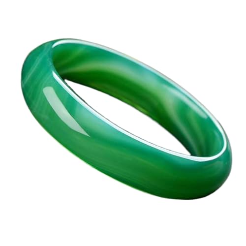 enttgo 天然款式帝王?玉手巴西 新瑪瑙宝石ビーズブレスレット - 花 天然翡翠バングルブレスレット 富 ラッキー玉-Chu Wen Sheng2862