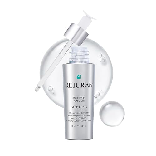 Image of REJURAN Turnover Ampoule 10mL Travel Size, c-PDRN Original Salmon DNA PDRN Face Serum for Rejuvenation, Firming, Hydration & Youthful Glow, Refines Skin Texture. Korean Skincare (0.33 fl oz)