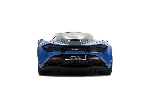 Jada Pink Slips 1:24 W2 McLaren 720S Die-Cast Car w/Base, Toys for Kids and Adults(Blue), 8 inches - Image 4