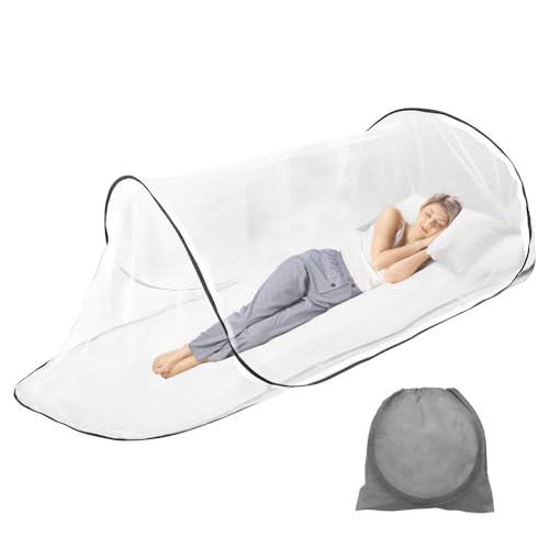mizikuu Zanzariera Pop Up, Zanzariera Pieghevole Per Letto Singolo 200
