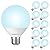 DEGNJU LED Vanity Light Bulbs, 60W Equivalent, Bathroom Light Bulbs 5000K Daylight White, 800 Lumens, G25 Globe Bulb for Makeup Mirror, Round Shape, 7W, 120V, Non-Dimmable, 10 Pack
