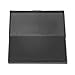 Ink Pad for Rubber Stamps, Stamp Pad for Clear Impression Stamping, Quality Felt Pad Black Ink, Red Ink, Blue Ink (Black, M (2.7 * 4.3))