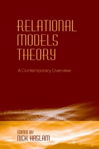 Buy Relational Models Theory: A Contemporary Overview โ BookShops.in
