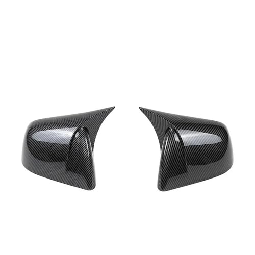 Tapa de espejo retrovisor de fibra de carbono para Tesla Model 3 cubierta lateral negra