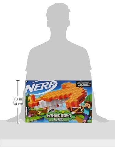 Nerf Minecraft arbalète à fléchettes Pillager' Crossbow inclut 3 fléchettes Nerf Elite Tire comme Une Vraie arbalète - vue 4